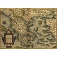 thumbnail image 2 of 1570 Map Of Greece History (24 x 18), 2 of 2