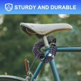 thumbnail image 3 of Apooke Bike Lock Cable 4Digits Resettable Combination Cable Lock, Bike Code Lock Small Security Bike Lock for Mountain Bicycles, 3 of 12