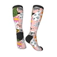 thumbnail image 5 of Lsque Cartoon Halloween Printed Crew Socks Men's Women's LightWeight Thin Casual Calf Socks ,Knee High Socks,Cotton Socks, 5 of 9