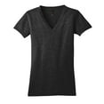 thumbnail image 5 of District Juniors Tri-Blend V-Neck Tee in Charcoal Heather XXL, 5 of 6