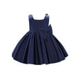 thumbnail image 1 of Xingqing Robe Bébé Fille Grand Nœud Princesse Tutu Fête Anniversaire Mariage, 1 of 8