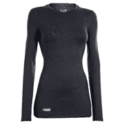 Under Armour 1244397 Women's Navy CGI Evo Crew Long Sleeve Shirt - Size Large