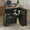 Black, variant on WIAWG 55.9" Reception Desk for Office/Salon Wooden L Shaped Reception Station with Drawer Black