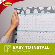 Poster Strips Removable, Holds Up to 1 lb, 5/8 x 1 3/4, White, 256/Pack