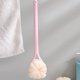 thumbnail image 5 of Matsuzay Cepillo de baño con mango largo, depurador exfoliante de mano, ergonomía para el cuerpo, ducha, baño, herramientas de familiar Juegos de accesorios de baño Rosa Matsuzay HA079651-02, 5 of 6
