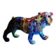 thumbnail image 1 of Figura de perro colorida de poliresina, escultura de perro, adornos coleccionables Buldog, 1 of 6