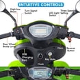 thumbnail image 6 of Xlluproid Heavy Duty Electric Mobility Scooter,1000W All Terrain 4 Wheel Powered Scooters for Seniors and Adults,Green, 6 of 9