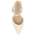 thumbnail image 5 of Journee Women's Martine SuperNatural Shades Narrow Width Buckle Pointed Toe Flats, 5 of 10