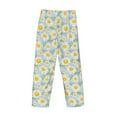 thumbnail image 4 of Kdxio Daisies Flowers Print Men's Sleep Pajama Pant Lounge Pants with Pockets, 4 of 8