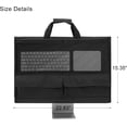 thumbnail image 5 of Adjustable Travel Carrying Case for 24''Desktop Monitor(Universal), Protective Storage Bag for Monitor Dust Cover with Carry Handle for 24 inch Screen and Accessories（black）, 5 of 5