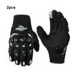 thumbnail image 3 of braveheart Comfortable Motorcycle Gloves With Touch Screen Functionality Adjustable Strap white, 3 of 6