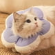 thumbnail image 4 of Collar ajustable de recuperación para gatos, suave, lindo cono de cuello con cuello en E para mascotas después de la cirugía, cono protector para curación de heridas, apto para gatitos y perros, 4 of 6