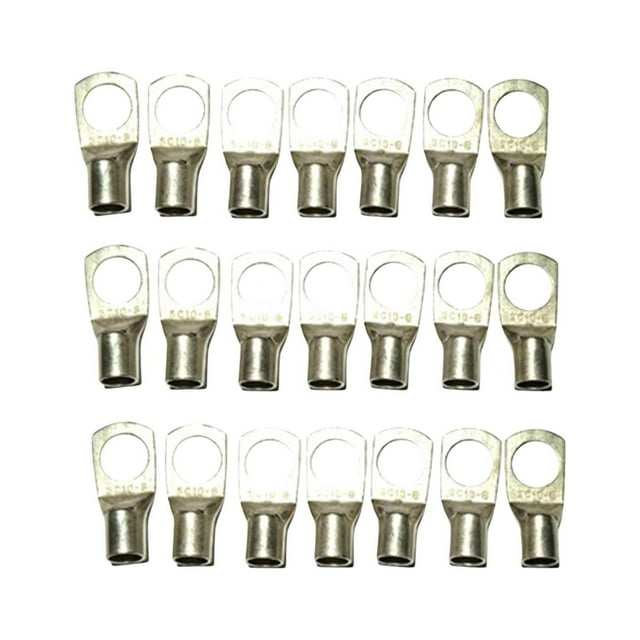 S SERENABLE 21 Pcs CP10-8 Cosse de Fil en Cuivre Connecteur de Tube de Câble Robuste