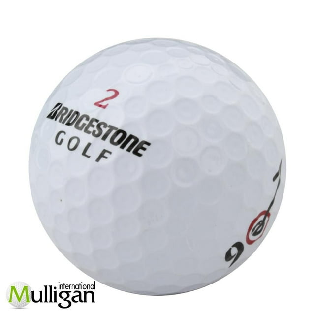 Mulligan - 48 balles de golf récupérées Bridgestone e6 4A, Blanc