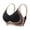 Black, variant on Women's Wireless Bra With Seamless Smooth Comfort Wirefree T Shirt Bra