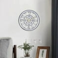 thumbnail image 4 of 11 inch Retro Wall Clock Decorative Non Ticking for Office Home Silver, 4 of 8