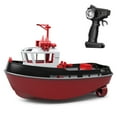 thumbnail image 1 of Barco de Control Remoto de Juguete, 1:72 Bote de Control Remoto para Piscina y Lago, Remolcador de Control Remoto de 2.4Ghz para Adultos y Niños, Regalo de Cumpeados de Juguete, 1 of 6