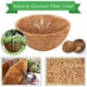 thumbnail image 3 of Moyic Estera de coco Natural de 2 piezas para relleno de plantas biodegradables forrado con estambres de coco para restaurantes Jardín y Patio circular 10 pulgadas, 3 of 6