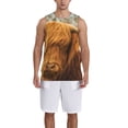 thumbnail image 6 of Rocae Yak for Men's Basketball Jersey Lightweight and Breathable Athletic Tank Top,Quick-Drying Sports Jersey Small, 6 of 9