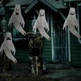 thumbnail image 4 of Halloween Hanging Light Ghost Shaped LED Ghost Lamp Battery-Powered Hanging Colorful Ghost Light for Halloween Party Bar Outdoor Garden Decor, 4 of 5