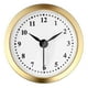 thumbnail image 1 of Reloj de Pared con Movimiento de Inserción de Reloj de Clásico de 2,4 Pulgadas, Bisel Dorado, Sala de, 1 of 9