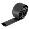 thumbnail image 1 of Manguera termorretráctil Uxcell, funda de cable de tubo retráctil de 3.3ft negra de 0.87 in, 1 of 6