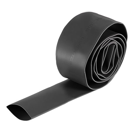 Uxcell Heat Shrink Tubing Shrink Tube Cable Sleeve 3.3ft Black 0.87 in