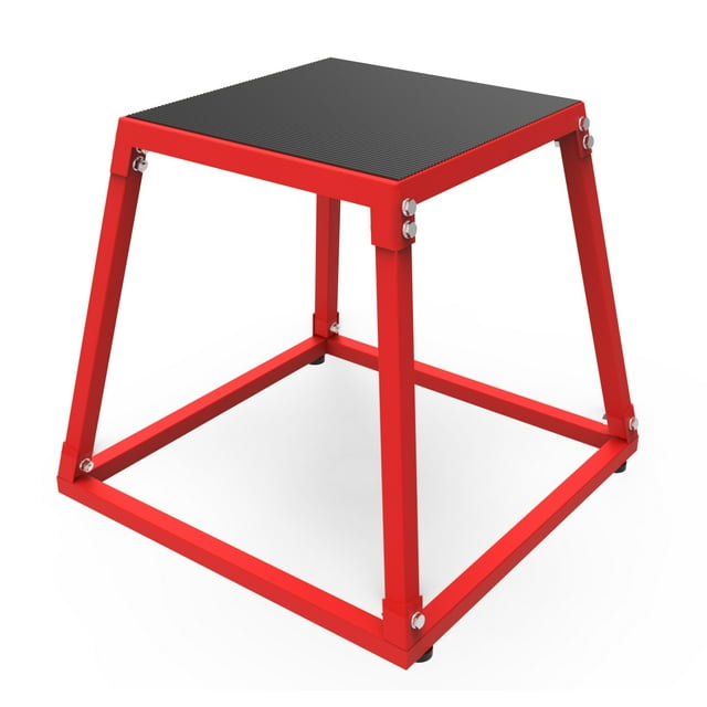 Plyometric Jump Box, Plyometric Platform and Jumping Agility Box, Fitness Exercise Step Up Box with Anti-Slip Surface for Home Gym Training, Conditioning Strength Training