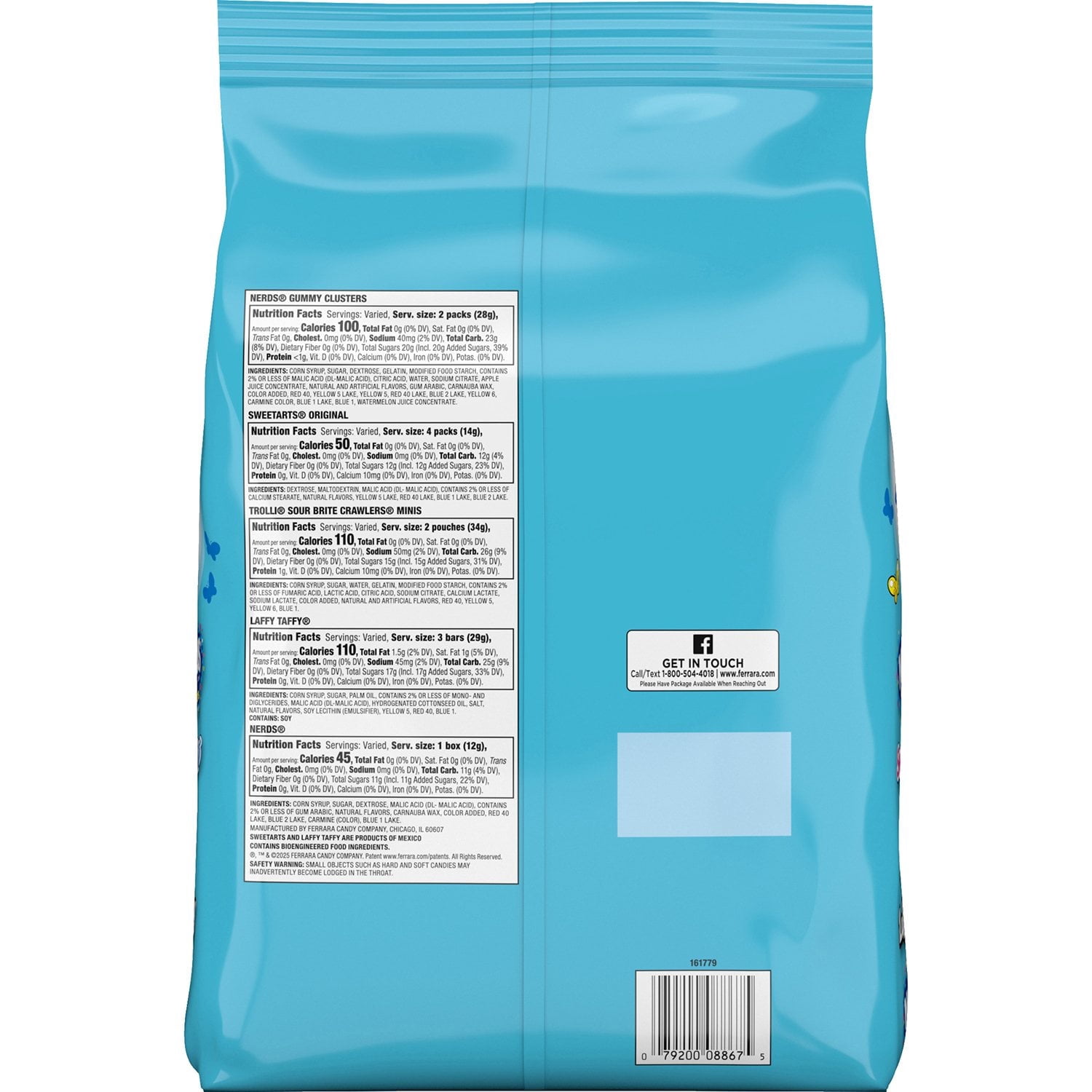 Nerds Assorted Easter Treat Size Mix, 175 ct.