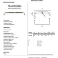 thumbnail image 2 of Alno D110-18-MB Classic Traditional 18 Inch Appliance/Cabinet Pull Matte Black, 2 of 2