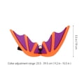 thumbnail image 4 of WRITWAA  Day Pet Costume Set Funny Bat Wing Pumpkin Hat Adjustable for Dogs, 4 of 8