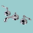 thumbnail image 4 of Chrome Bathroom Sink Faucet 8 in. Widespread Solid Brass Bathroom Faucets w/Sink Drain and Supply Lines| Renovators Supply, 4 of 8