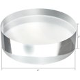 thumbnail image 3 of CiaoHER 2in Thickness 6in Diameter Acrylic Disc Display Block Clear Polished Round Pedestal Stand Riser 6" x 2", 1 Pack, 3 of 5