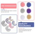 thumbnail image 2 of 6Pcs Lint Shell Jewelry Box Delicate Earrings Organizer Case Storage Box for Girl (Mixed Color), 2 of 4