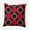 Dark Red, variant on 16" x 16" Simply Daisy Mod Circles Polyester Indoor/Outdoor Pillow, Unreal Teal Qty 1