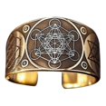 thumbnail image 2 of Anillo Arcángel Metatrón Estilo Vintage Para Mujeres/Hombres Regalo De Joyería, 2 of 5