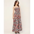 thumbnail image 3 of Moomaya Shoulder Straps Full Leg Printed Rayon Jumpsuit Women's Stylish Jumpsuit, 3 of 9