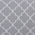 thumbnail image 4 of Superior Lightweight Trellis Sheer Curtains Set of 2, Grommet Header Curtain Pannel, Grey, 52"W x 108"L, 4 of 5
