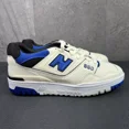 thumbnail image 2 of New Balance 550 Sea Salt Team Royal Size 9.5 Mens White Casual Shoes BB550VTA, 2 of 6