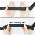 thumbnail image 2 of 5 Yards Silicone Elastic Gripper 1.2 Inch Non-Slip Black Stretch Webbing Ribbon Gripper Tape Band for Sewing Craft Waistband Wig Clothing Accessories, 2 of 5