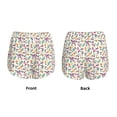 thumbnail image 3 of KLL Cute Flower Pattern Shorts Women,Athletic Shorts High Waisted Running Shorts Pocket Sporty Short Gym Elastic Workout Shorts-XX-Large, 3 of 7