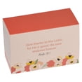 thumbnail image 4 of Christian Art Gifts Keepsake Count Your Blessings Gratitude Jar Set with Bible Verse Note Cards - Today I'm Grateful For, White Ceramic, Peach Poppy, 4 of 4