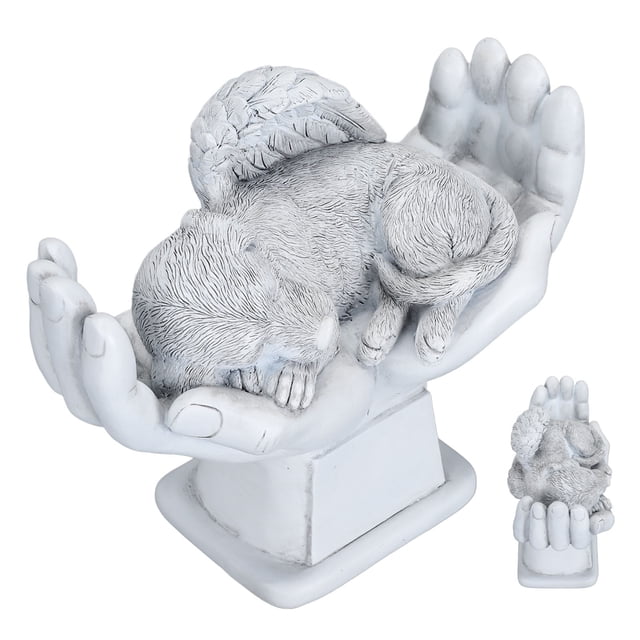 Regalos Conmemorativos Para Perros, Estatua Conmemorativa Significativa Para Mascotas, Adorno De ángel Con Manos, Conmemoración Y Compañía, Memorial De Mascotas De Palma