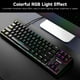 thumbnail image 4 of Teclado mecánico BAJEAL K71 con cable 71 teclas RGB Interruptor azul, 4 of 5