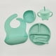 thumbnail image 1 of Children's Dishes Set Baby Silicone Tableware 6PCS Set Sucker Bowl Bib Cup Fork Spoon Set Maternal and Infant Supplies BPA Free, 1 of 1