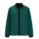 thumbnail image 4 of Tops de Manga Larga de las Mujeres Botón Casual Patchwork Up Turndown Collar Blusa Top de Moda de las Mujeres Tops de Manga Larga, 4 of 6