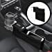 thumbnail image 3 of KMMOTORS Coin Box Side Pocket Black Console Side Organizer Seat Gap Filler Console Side Organizer Multi-Functional Storage (Black. Driver. With Cupholder), 3 of 5