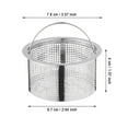 MOKINGTOP Mesh Kitchen Drain Strainer Stainless Steel Large Food