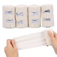 thumbnail image 1 of SF4 Rolls 15FT Elastic Bandage Medical First Aid Hand Leg Wound Treatment Breathable Bind Wrap, 1 of 4
