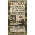 thumbnail image 3 of Willem Wenckebach 10x14 Black Modern Framed Museum Art Print Titled - Lectura Reading Library in Four Languages. 486 Singel at the Koningsplein (1900 - 1910), 3 of 5